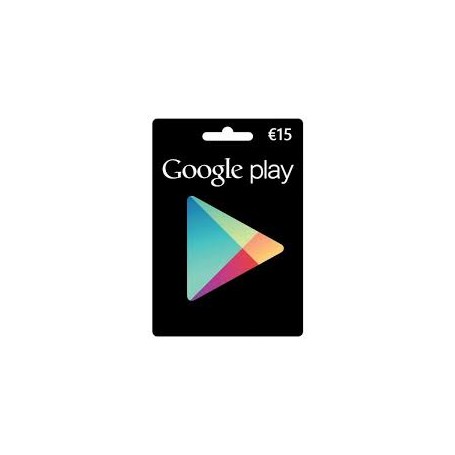 Carte Google Play Europe 15€