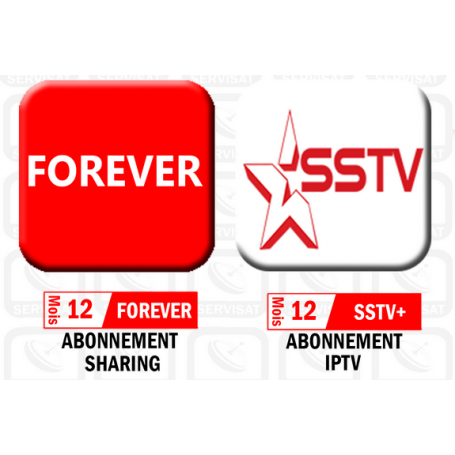 Abonnement  PACK SSTV 12.MOIS - FOREVER 12.MOIS