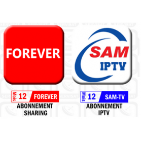 Abonnement  PACK FOREVER 12.MOIS - SAM-IPTV 12.MOIS