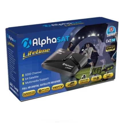 RÉCEPTEUR ALPHASAT LIFETIME + ABONNEMENTS ACS TV NOVA